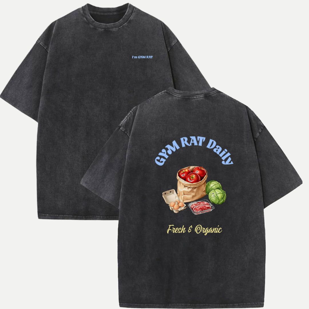 Gym Rat Fitness Food Daily T-Shirt