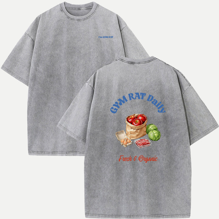 Gym Rat Fitness Food Daily T-Shirt