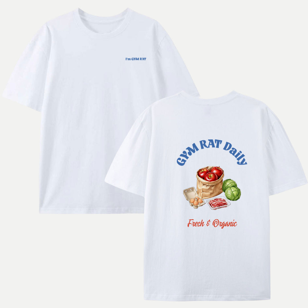 Gym Rat Fitness Food Daily T-Shirt