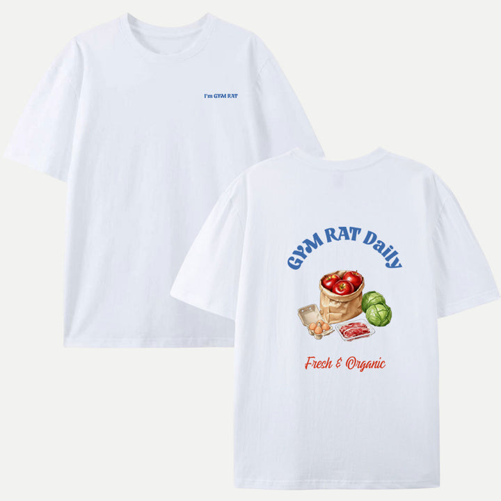 Gym Rat Fitness Food Daily T-Shirt
