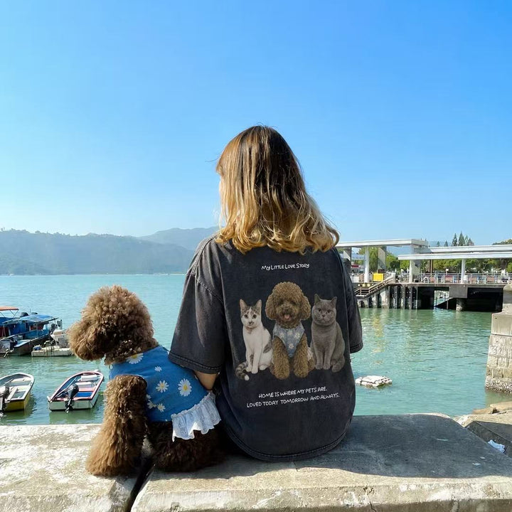 Custom Pet Portrait T-Shirt