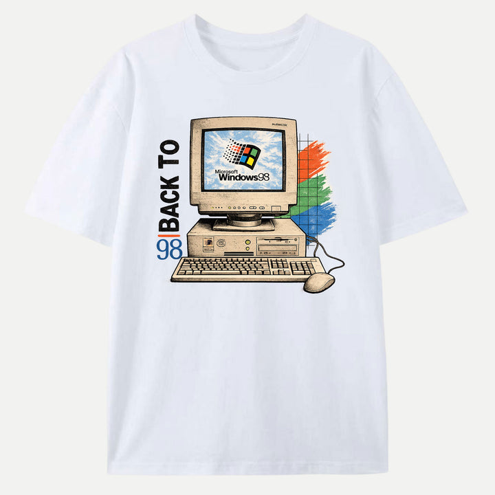Back to ’98 Retro Computer T-Shirt