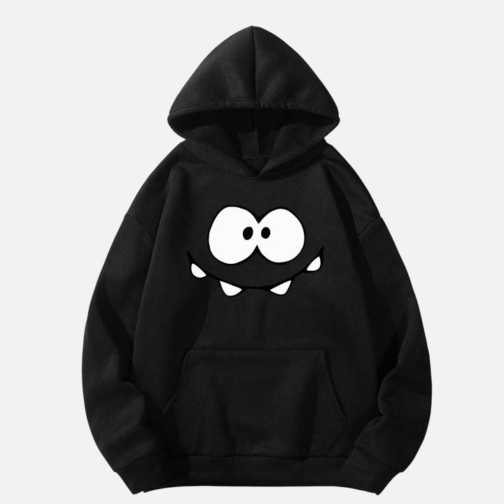 Playful Monster Face Hoodie