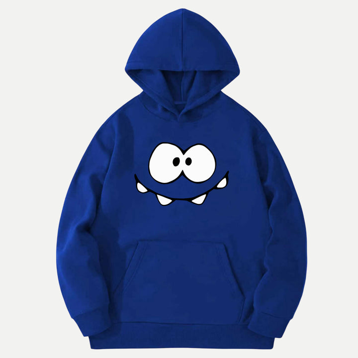 Playful Monster Face Hoodie