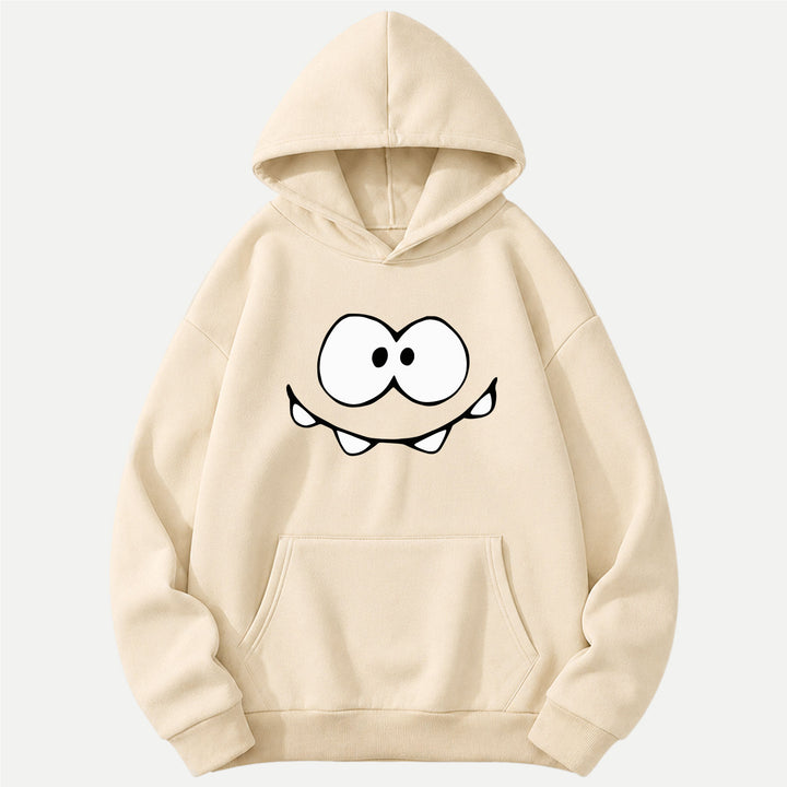Playful Monster Face Hoodie