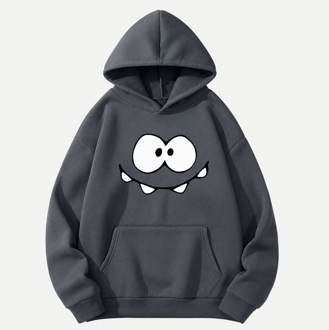 Playful Monster Face Hoodie