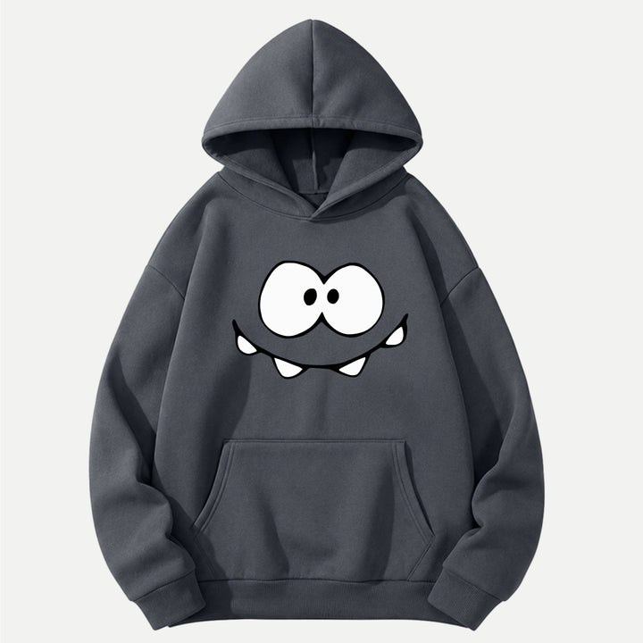 Playful Monster Face Hoodie