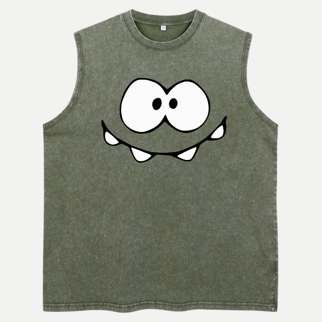 Playful Monster Face Hoodie