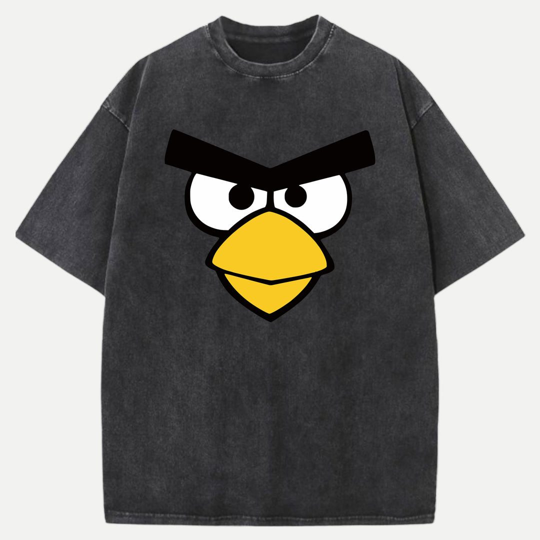 Grumpy Bird Face T-Shirt