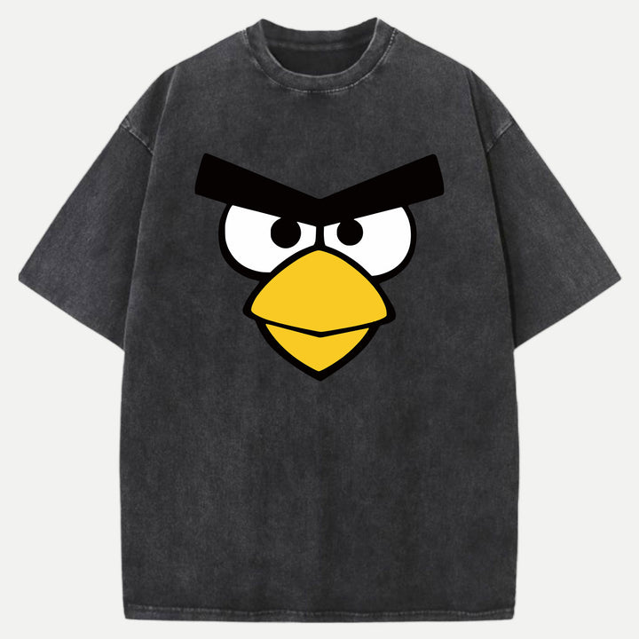 Grumpy Bird Face T-Shirt