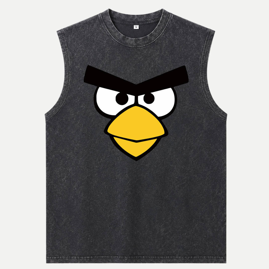 Grumpy Bird Face T-Shirt