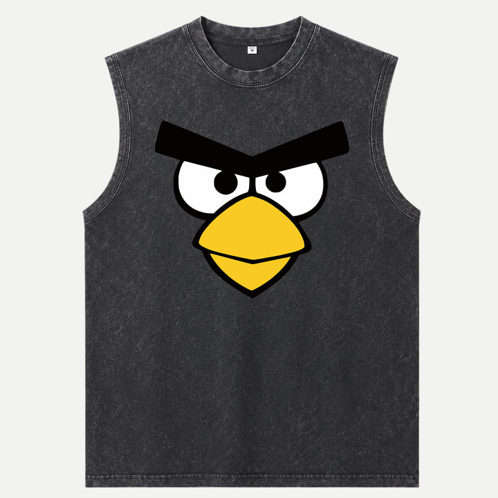 Grumpy Bird Face T-Shirt