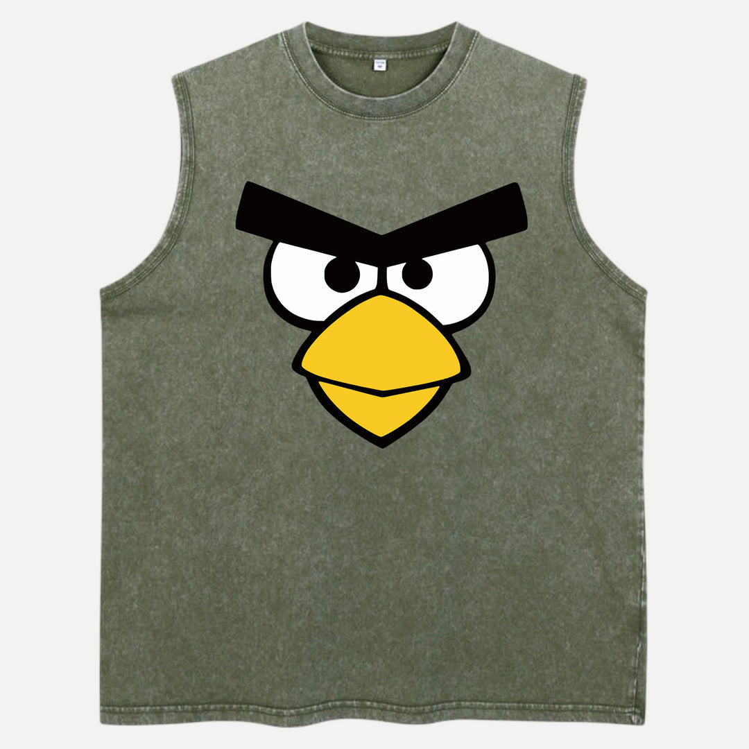 Grumpy Bird Face T-Shirt
