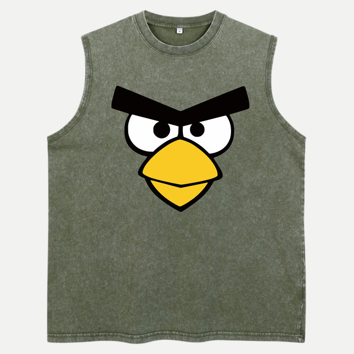 Grumpy Bird Face T-Shirt