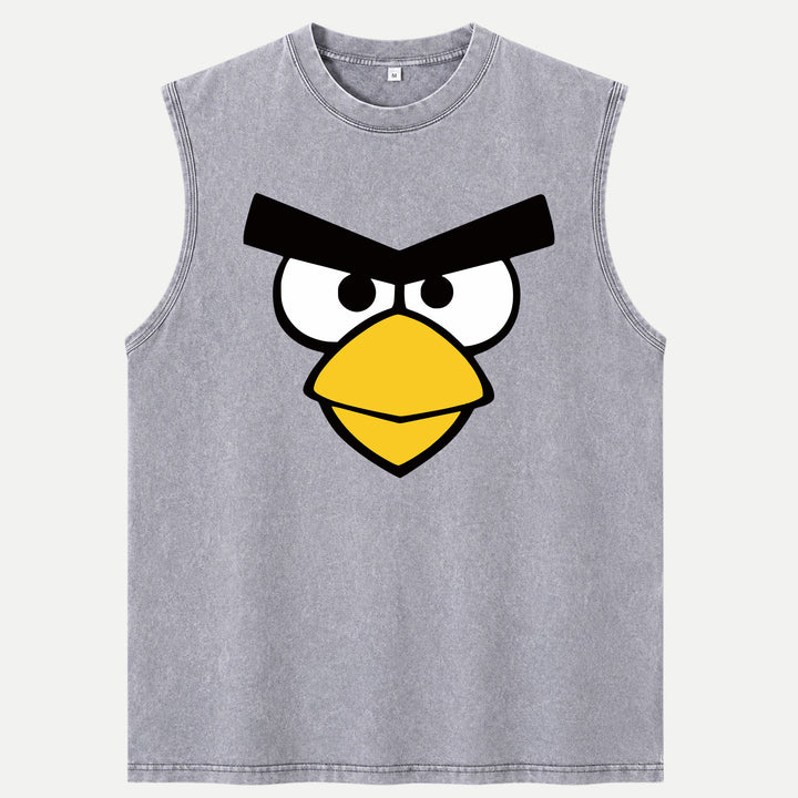 Grumpy Bird Face T-Shirt