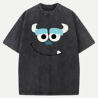 Friendly Blue Monster Face T-Shirt