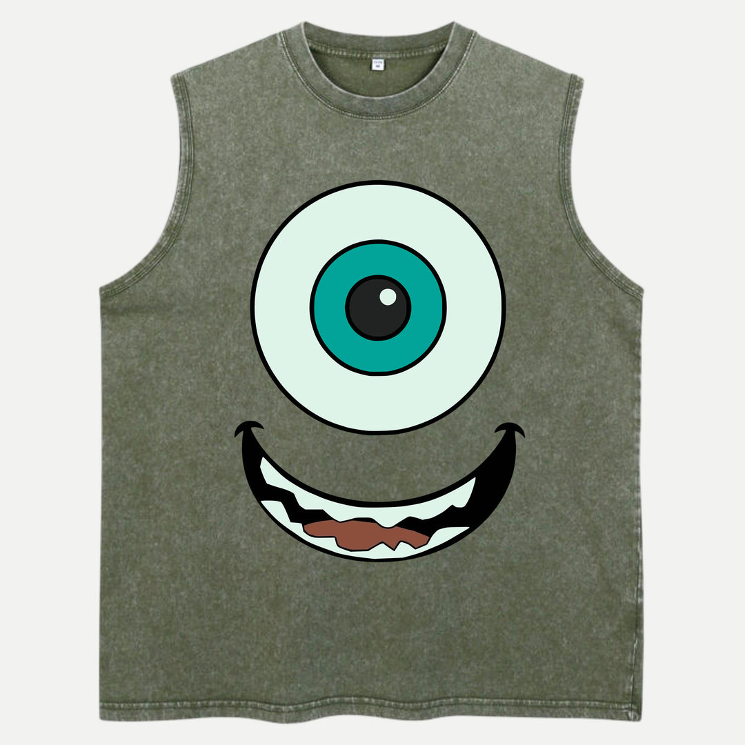 One-Eyed Monster Face T-Shirt