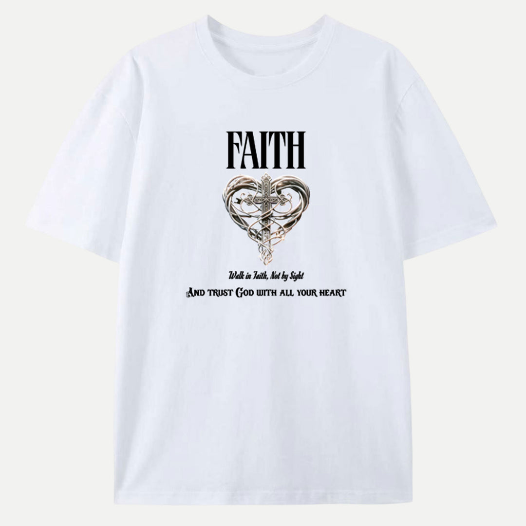 Walk by Faith Christian T-Shirt