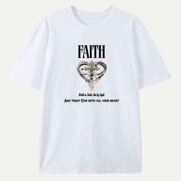 Walk by Faith Christian T-Shirt