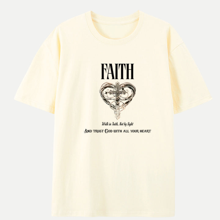 Walk by Faith Christian T-Shirt