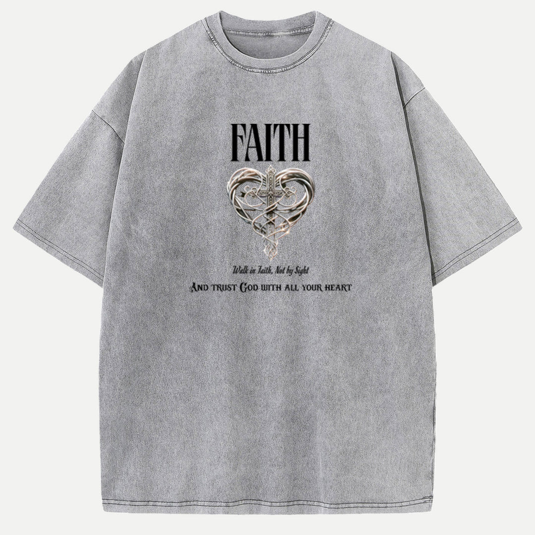 Walk by Faith Christian T-Shirt