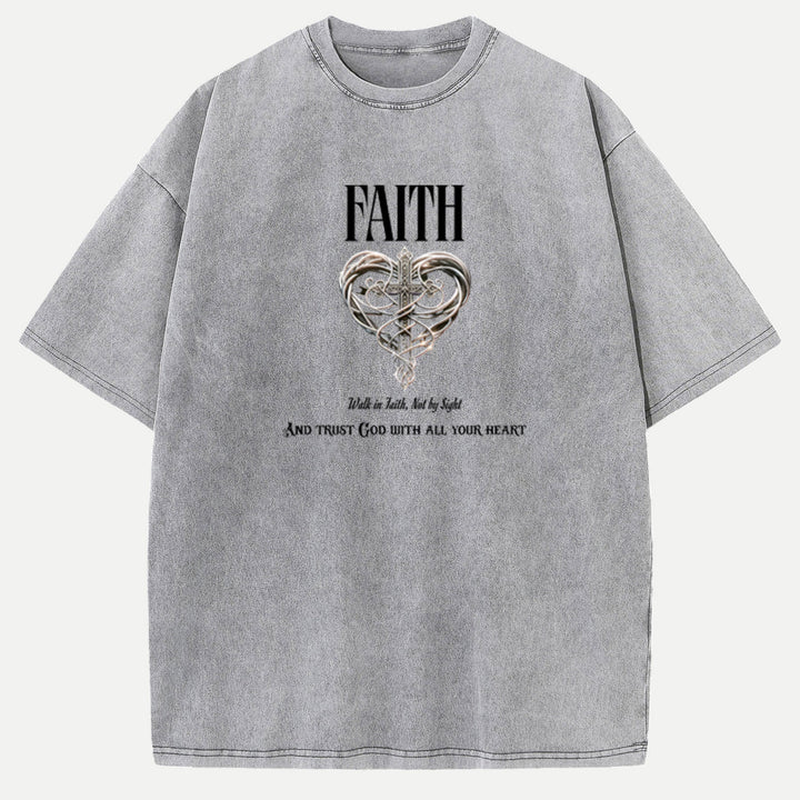 Walk by Faith Christian T-Shirt