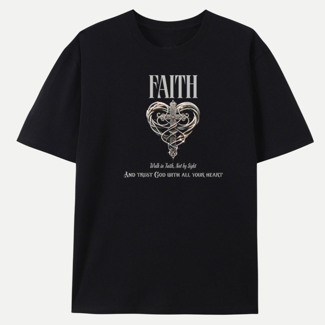 Walk by Faith Christian T-Shirt