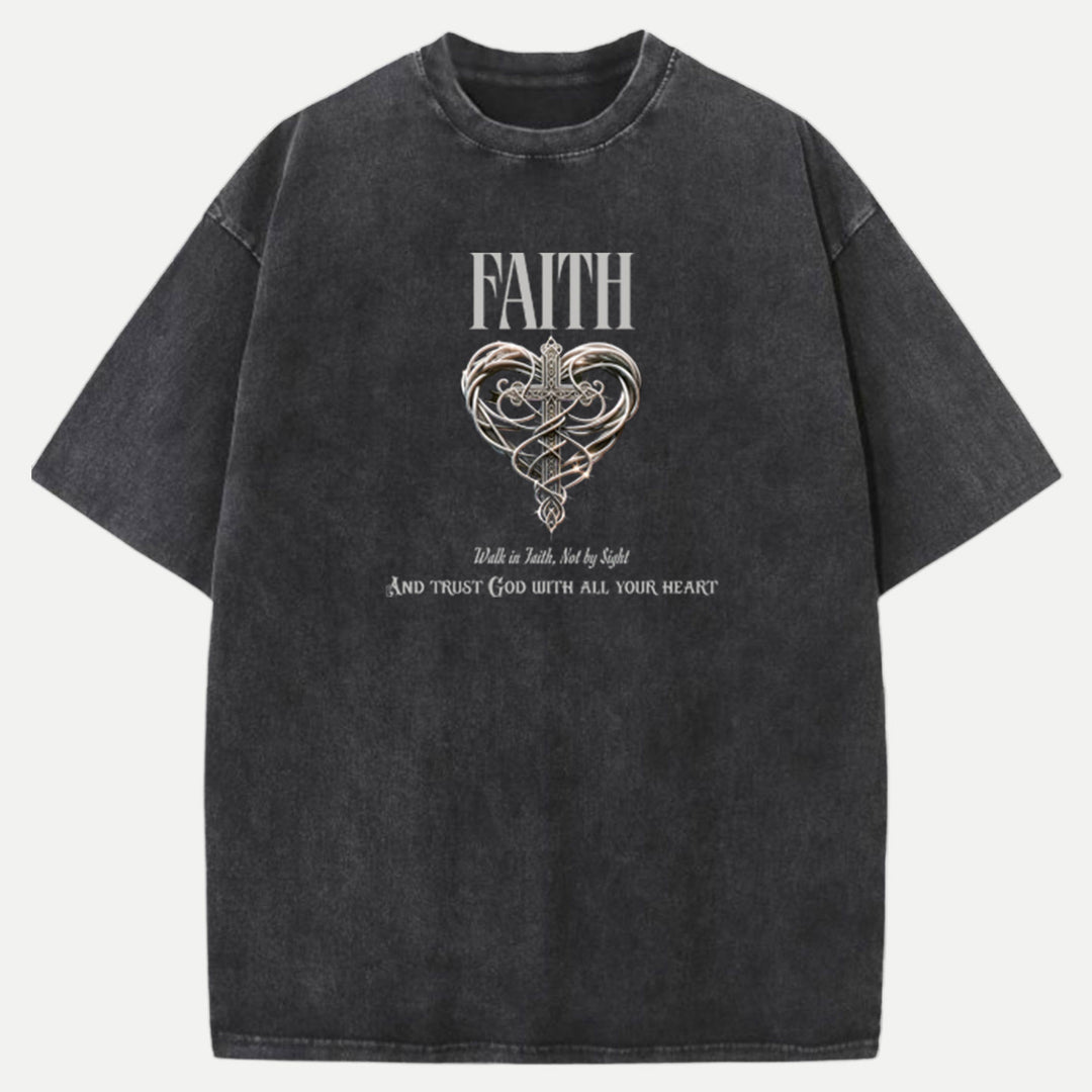 Walk by Faith Christian T-Shirt