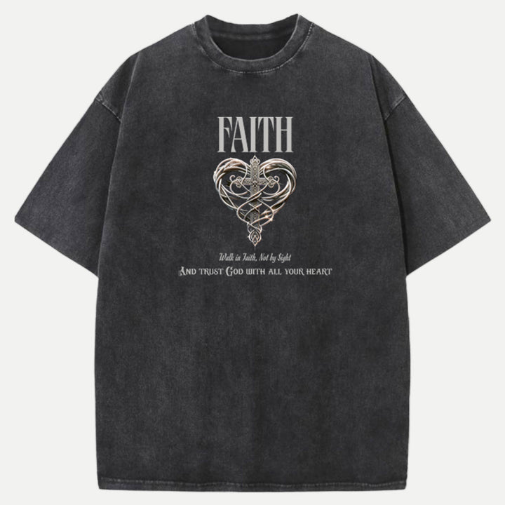 Walk by Faith Christian T-Shirt