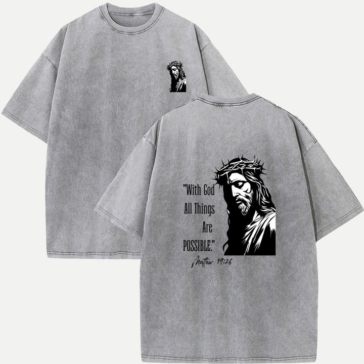 With God All Things Are Possible T-Shirt