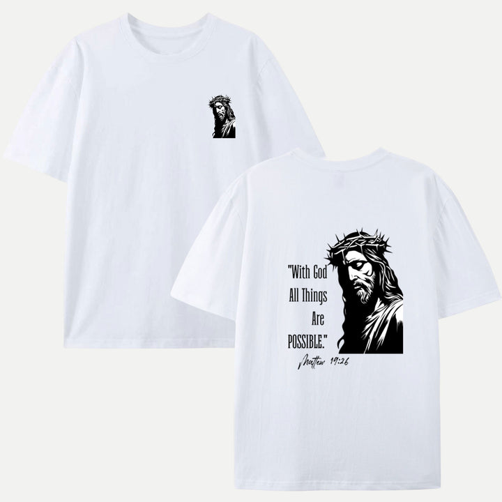 With God All Things Are Possible T-Shirt