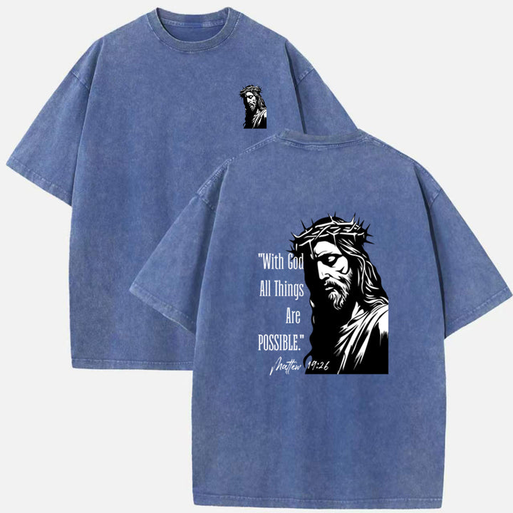 With God All Things Are Possible T-Shirt