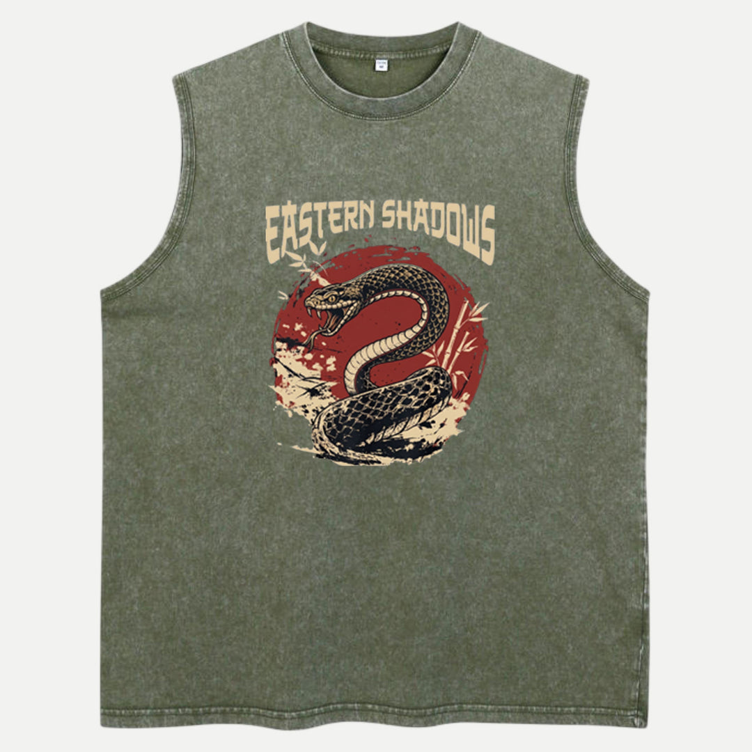 Eastern Shadows Snake vintage Sleeveless Tee