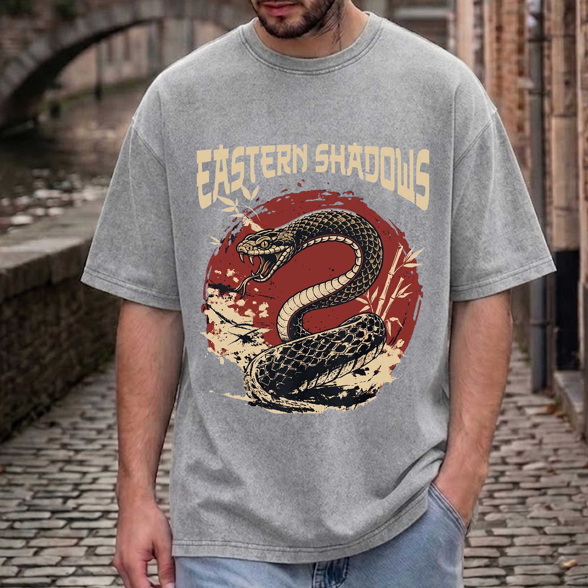 Eastern Shadows Snake Graphic T-Shirt