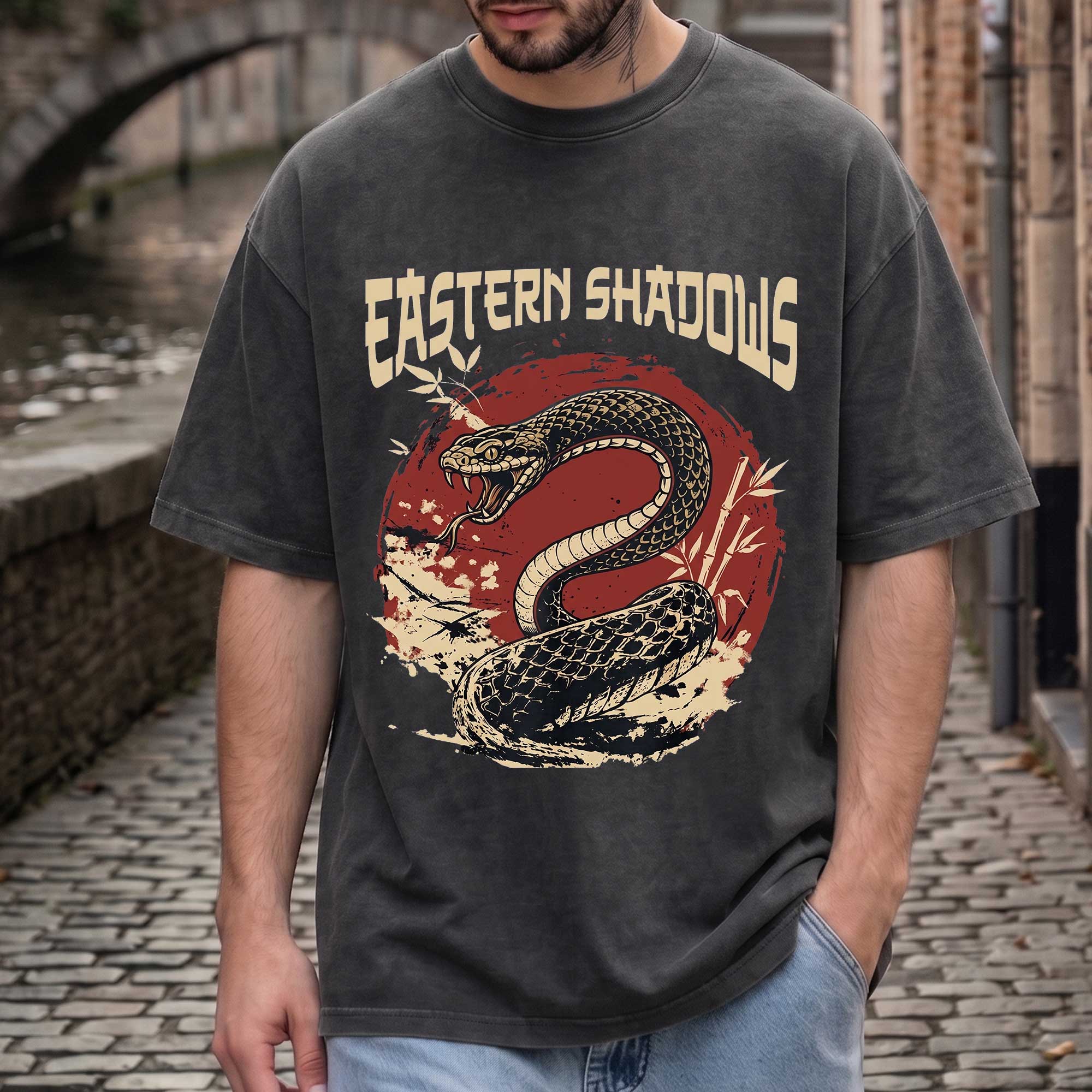 Eastern Shadows Snake Graphic T-Shirt