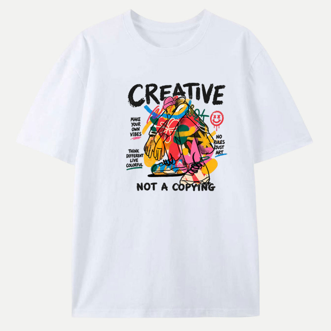 Creative Graffiti Graphic T-Shirt