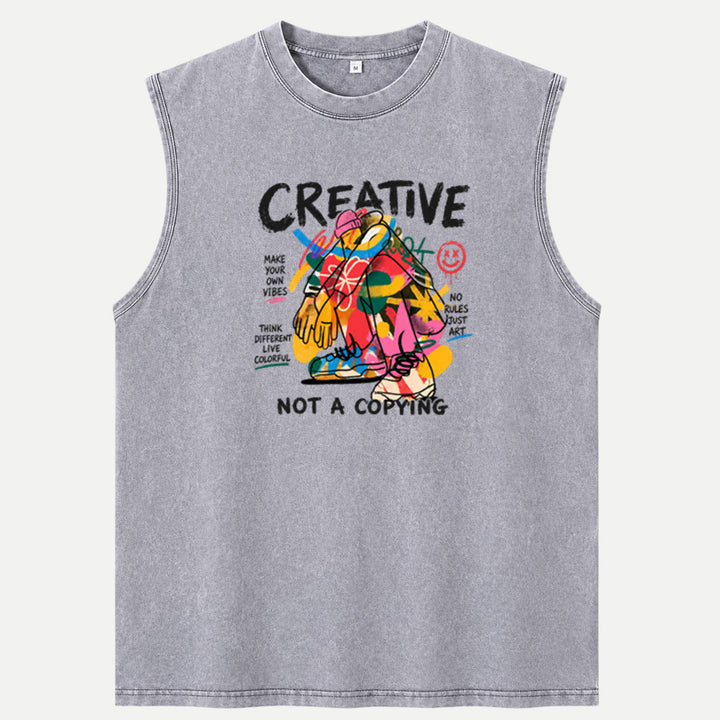 Creative Graffiti Graphic T-Shirt