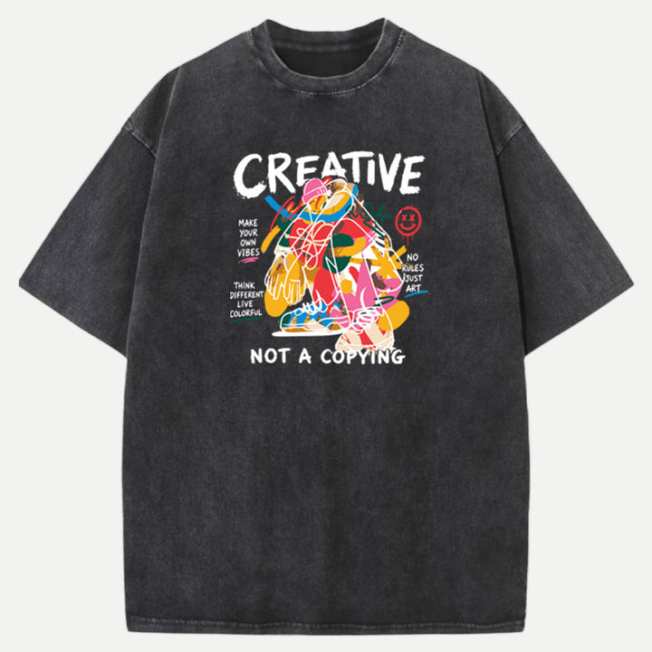 Creative Graffiti Graphic T-Shirt