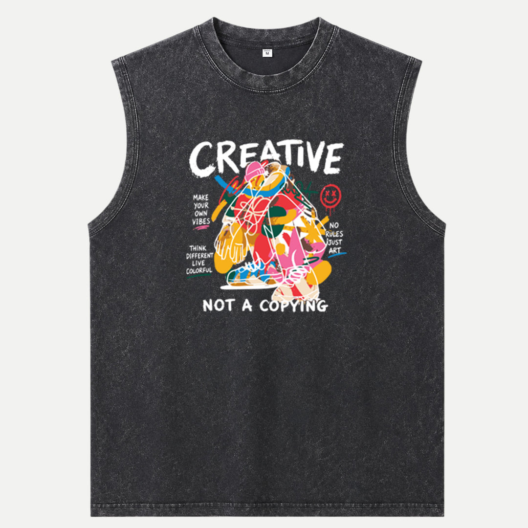 Creative Graffiti Graphic T-Shirt