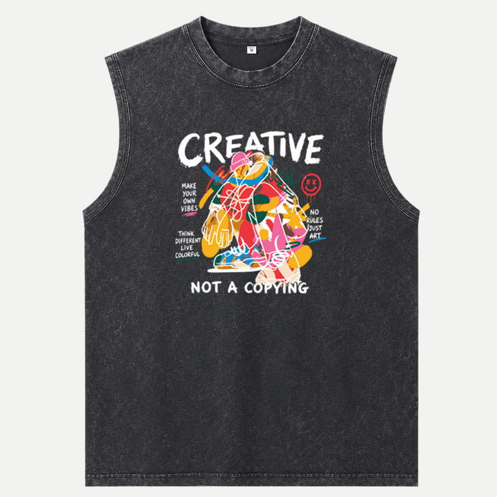 Creative Graffiti Graphic T-Shirt