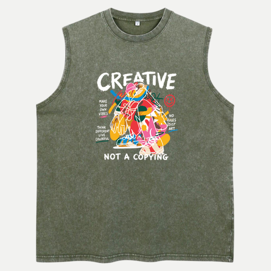 Creative Graffiti Graphic T-Shirt