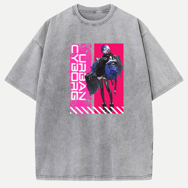 Cyber Anime Girl T-Shirt