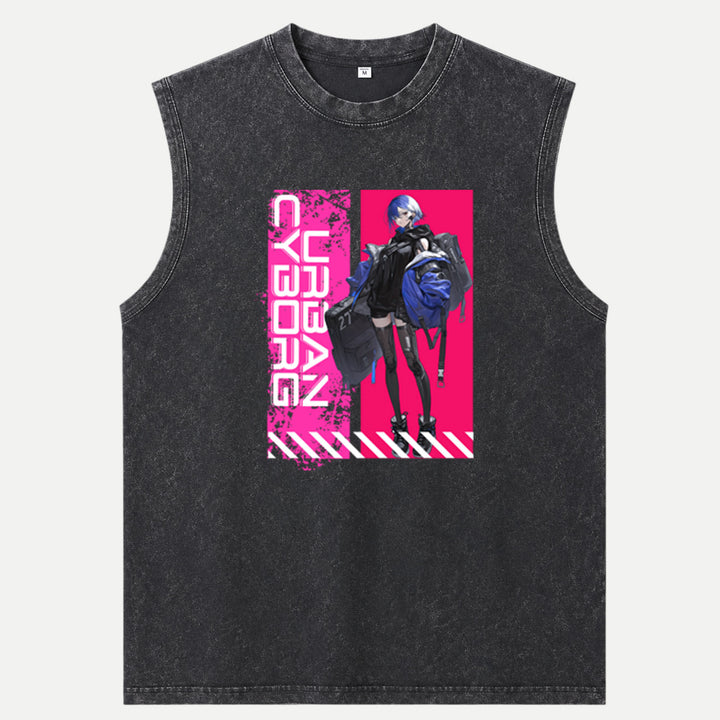 Cyber Anime Girl T-Shirt