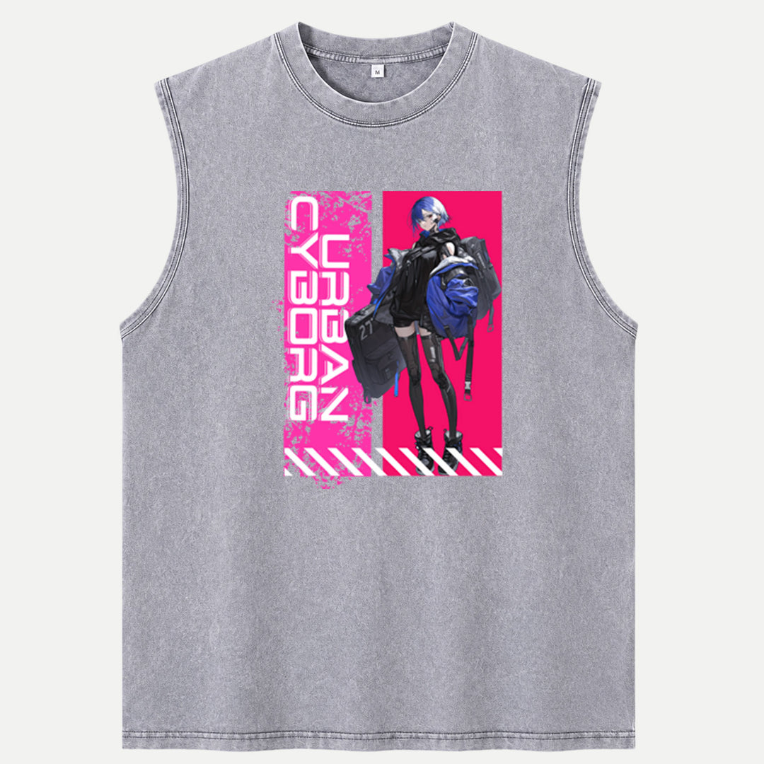 Cyber Anime Girl T-Shirt
