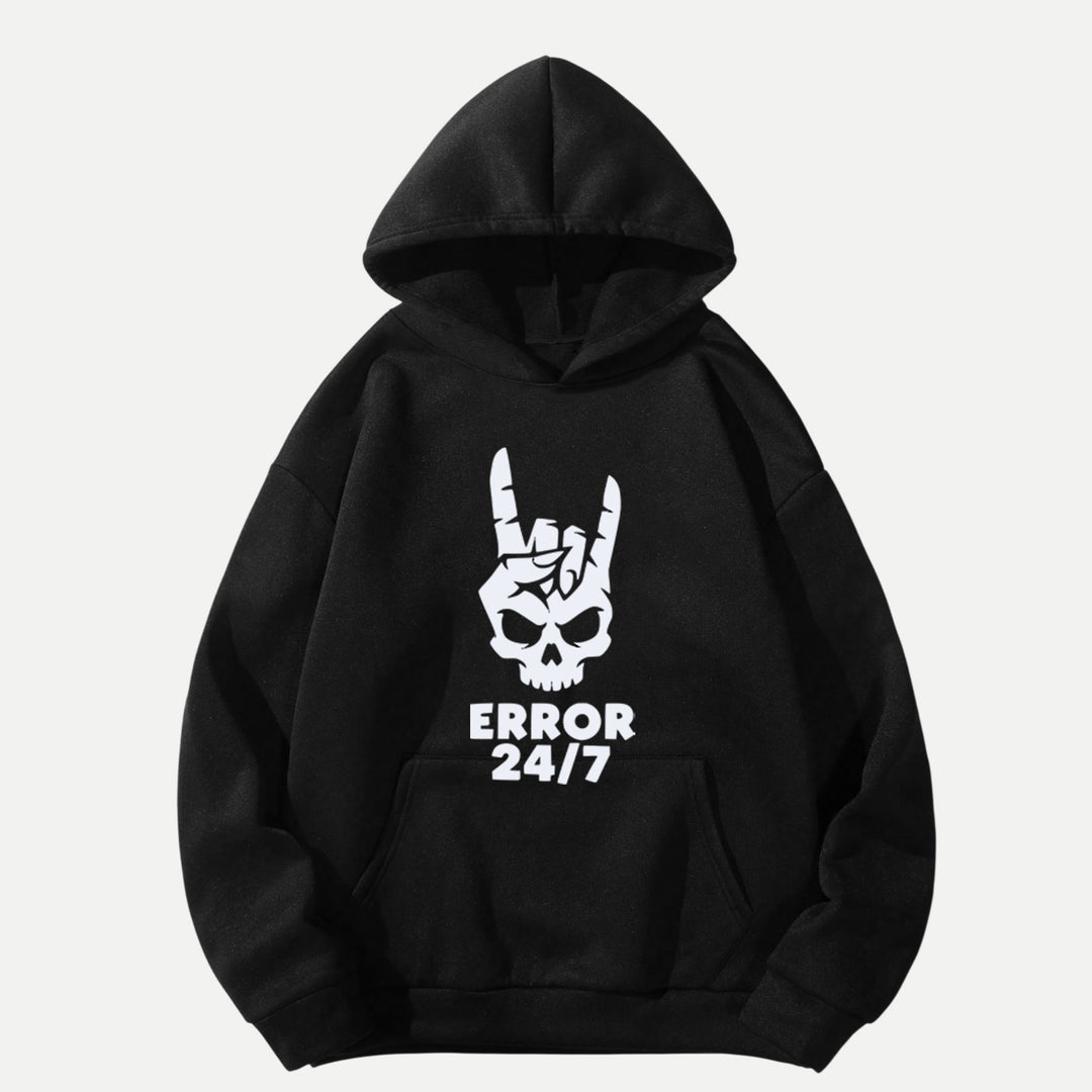 Error 24/7 Skull Vintage T-Shirt