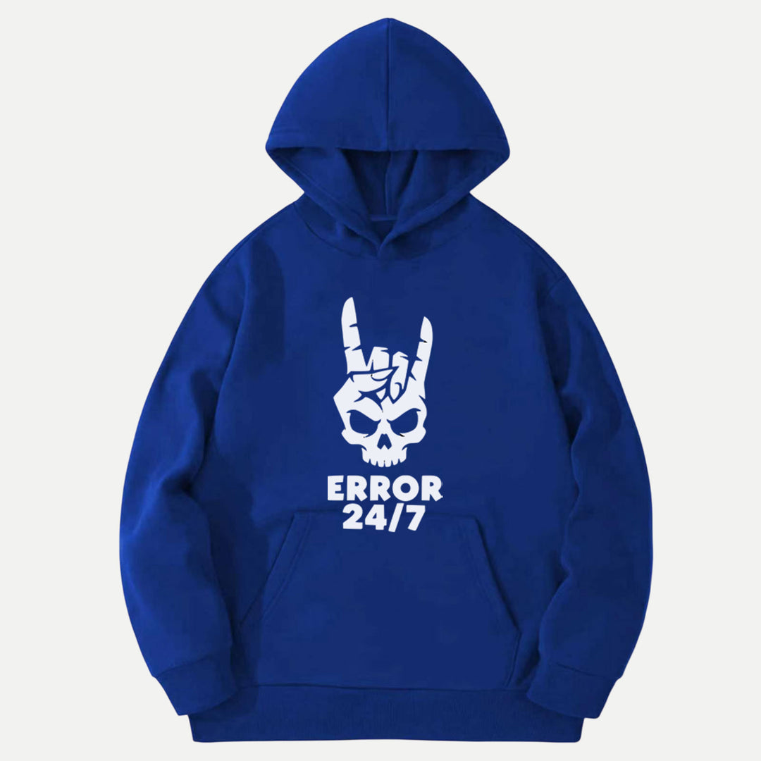 Error 24/7 Skull Vintage T-Shirt