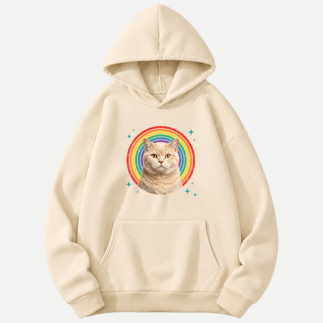 Rainbow Cat Graphic T-shirt