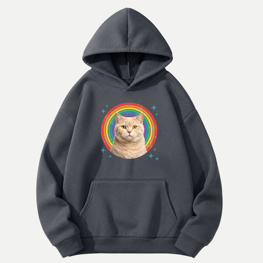 Rainbow Cat Graphic T-shirt