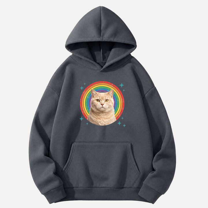 Rainbow Cat Graphic T-shirt