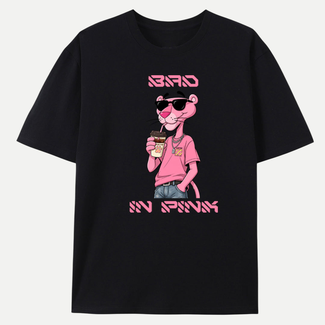Bad in Pink Pink Panther Vintage T-Shirt